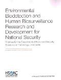 Environmental Biodetection and Human Biosurveillance Research and Development for National Security: Priorities for the Dhs Science and Technology Dir