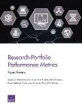 Research-Portfolio Performance Metrics: Rapid Review