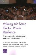 Valuing Air Force Electric Power Resilience: A Framework for Mission-Level Investment Prioritization