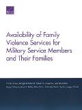 Availability of Family Violence Services for Military Service Members and Their Families