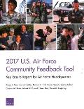 2017 U.S. Air Force Community Feedback Tool: Key Results Report for Air Force Headquarters
