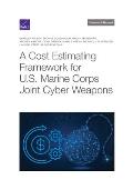 Cost Estimating Framework for U.S. Marine Corps Joint Cyber Weapons