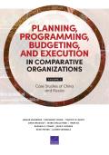 Planning, Programming, Budgeting, and Execution in Comparative Organizations