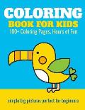 Coloring Book for Kids: 100+ Coloring Pages, Hours of Fun: Animals, planes, trains, castles - coloring book for kids