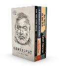 Hemingway Collection 4 Volumes The Sun Also Rises A Farewell to Arms For Whom the Bell Tolls The Old Man & the Sea