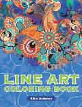 LineArt Coloring Book: An Adult Coloring Book with Fun, Easy, and Relaxing Coloring Pages Book