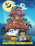 Halloween Coloring Book: For Kids Ages 4-8, 8-12