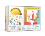 Dragons Love Tacos Party in a Box Includes Fold Out Game Banner & 20 Sticker Sheets