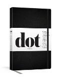 Dot Journal (Black): A Dotted, Blank Journal for List-Making, Journaling, Goal-Setting: 256 Pages with Elastic Closure and Ribbon Marker