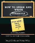 How to Speak and Write Correctly: Study Guide (English + Russian): Dr. Vi's Study Guide for EASY Business English Communication