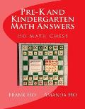 Pre-K and Kindergarten Math Answers