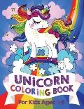 Unicorn Coloring Book For Kids Ages 4 8 US Edition