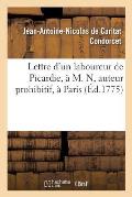 Lettre d'Un Laboureur de Picardie, ? M. N, Auteur Prohibitif, ? Paris