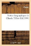 Notice Biographique de Claude Tillier