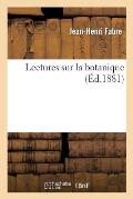 Lectures Sur La Botanique