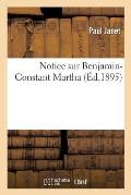 Notice Sur Benjamin-Constant Martha