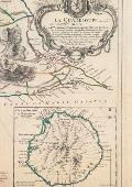 Carnet Lign? Carte de la Guadeloupe, Le Rouge, 1753