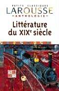 Anthologie De La Litterature Francaise Xixe Siecle