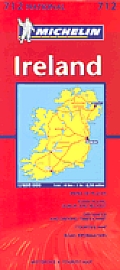 Michelin Maps #712: Michelin Ireland Map