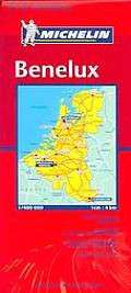Michelin Maps #714: Michelin Benelux (Belgium, the Netherlands, Luxembourg) Map