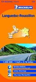Michelin Languedoc Roussillon Regional France Map 526