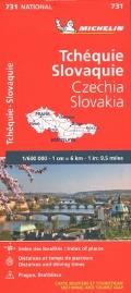 Michelin Czech & Slovak Republic Map 731