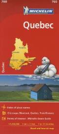 Michelin Quebec Map 760