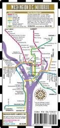 Streetwise Washington DC Metro Map - Laminated Metro Map of Washington, DC
