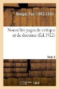 Nouvelles Pages de Critique Et de Doctrine. Tome 2