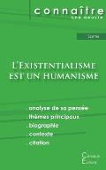 Fiche de lecture L'Existentialisme est un humanisme de Jean-Paul Sartre (analyse litt?raire de r?f?rence et r?sum? complet)