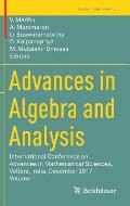 Advances in Algebra and Analysis: International Conference on Advances in Mathematical Sciences, Vellore, India, December 2017 - Volume I