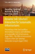 Dynamic Soil-Structure Interaction for Sustainable Infrastructures: Proceedings of the 2nd Geomeast International Congress and Exhibition on Sustainab