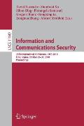 Information and Communications Security: 20th International Conference, Icics 2018, Lille, France, October 29-31, 2018, Proceedings