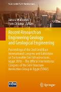Recent Research on Engineering Geology and Geological Engineering: Proceedings of the 2nd Geomeast International Congress and Exhibition on Sustainabl