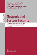 Network and System Security: 12th International Conference, Nss 2018, Hong Kong, China, August 27-29, 2018, Proceedings