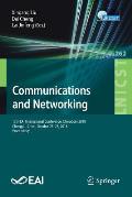 Communications and Networking: 13th Eai International Conference, Chinacom 2018, Chengdu, China, October 23-25, 2018, Proceedings