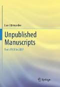 Unpublished Manuscripts: From 1951 to 2007