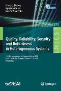 Quality, Reliability, Security and Robustness in Heterogeneous Systems: 14th Eai International Conference, Qshine 2018, Ho Chi Minh City, Vietnam, Dec