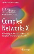 Complex Networks X: Proceedings of the 10th Conference on Complex Networks Complenet 2019