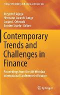 Contemporary Trends and Challenges in Finance: Proceedings from the 4th Wroclaw International Conference in Finance