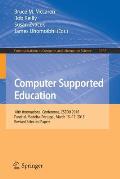Computer Supported Education: 10th International Conference, Csedu 2018, Funchal, Madeira, Portugal, March 15-17, 2018, Revised Selected Papers