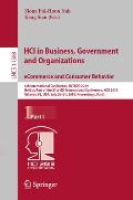 Hci in Business, Government and Organizations. Ecommerce and Consumer Behavior: 6th International Conference, Hcibgo 2019, Held as Part of the 21st Hc