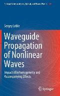 Waveguide Propagation of Nonlinear Waves: Impact of Inhomogeneity and Accompanying Effects