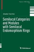 Semilocal Categories and Modules with Semilocal Endomorphism Rings