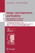 Design, User Experience, and Usability. User Experience in Advanced Technological Environments: 8th International Conference, Duxu 2019, Held as Part