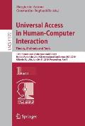 Universal Access in Human-Computer Interaction. Theory, Methods and Tools: 13th International Conference, Uahci 2019, Held as Part of the 21st Hci Int
