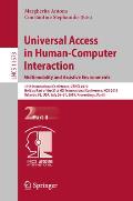 Universal Access in Human-Computer Interaction. Multimodality and Assistive Environments: 13th International Conference, Uahci 2019, Held as Part of t