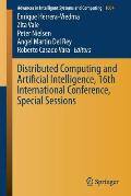 Distributed Computing and Artificial Intelligence, 16th International Conference, Special Sessions