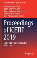 Proceedings of Icetit 2019: Emerging Trends in Information Technology