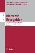 Biometric Recognition: 14th Chinese Conference, Ccbr 2019, Zhuzhou, China, October 12-13, 2019, Proceedings